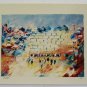 Edward Ben Avram "Hakotel" WESTERN WALL hand Signed + Numbered 12/50 Serigraph