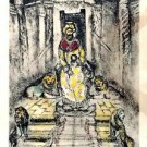 Chagall Marc  'Solomon on The Throne' Hand Signed and Numbered lithograph