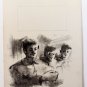 Steinlen Aimé Daniel ORIGINAL LITHOGRAPH Signed in Pate VERY RARE