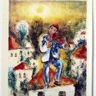 Albert Goldman "Fiddler on the roof" Hand Signed and Numbered 12/250 Serigraph