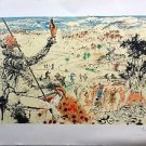 Salvador Dalir "Don Quixote L'Age Dor" Lithograph Handsignd + numbered 150/300