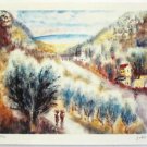 Albert Goldman ""Landscape" Hand Signed and Numbered 8/250 Serigraph