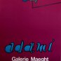 Adami Valerio original "Gallery Maeght" French Mid Century Modern Art Poster
