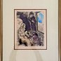 Chagall Marc 'Jacob Blessed Two Sons' Hand Signed and numbered 9/100 lithograph