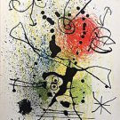 Miro Joan "Diana the Huntress" lithograph  From "Derriere le Miroir" 1965