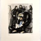 Marc Chagall 'Jacob Pleuren Joseph' Engraving Hand Signed and Numbered 58/100