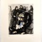 Marc Chagall 'Jacob Pleuren Joseph' Engraving Hand Signed and Numbered 58/100