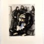 Marc Chagall 'Jacob Pleuren Joseph' Engraving Hand Signed and Numbered 58/100