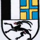 Canton of Grisons Graubunden Coat of Arms Switzerland Swiss Confederation Patch 2.5x3 Embroidered
