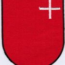 Canton of Schwyz Coat of Arms Switzerland Swiss Confederation Iron On Embroidered Patch 2.5x3