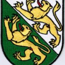 Canton of Thurgau Coat of Arms Switzerland Swiss Confederation Iron On Embroidered Patch 2.5x3