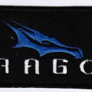 Space Exploration Technologies Corporation SpaceX Dragon Emblem Logo #2 Patch 4x1.7 Embroidered