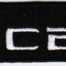 Space Exploration Technologies Corporation SpaceX Emblem Logo Embroidered Patch 5x0.95