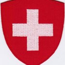 Switzerland Swiss Coat of Arms Badge Iron On Embroidered Patch 2.75x3