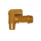 Plastic Drum Faucets - 3/4" Npt - Gold - Set of 3