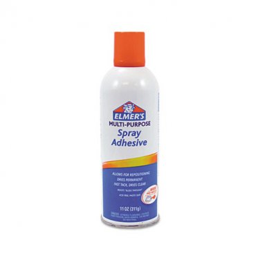 Elmer`s Multi-Purpose Spray Adhesive, 11 oz, Dries Clear