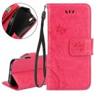 Multi Purpose Vintage iPhone 7 Wallet Stand - Pink