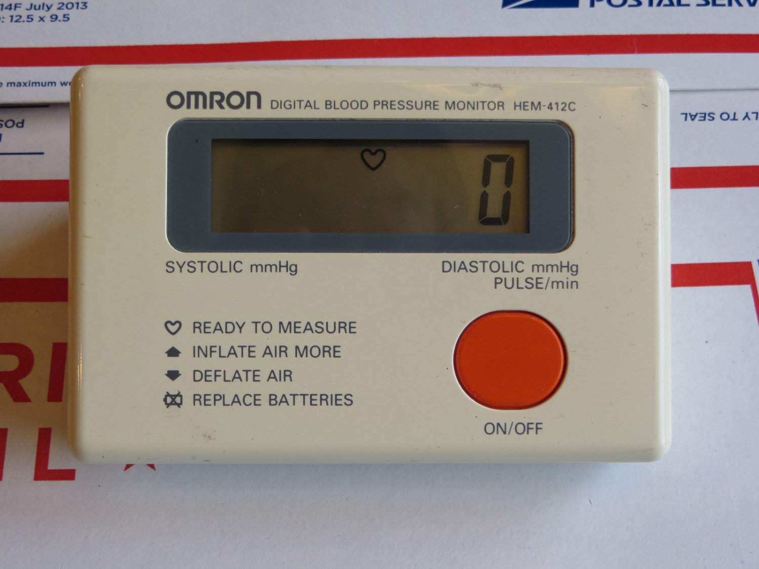 Omron HEM-412C Digital Blood Pressure Monitor, Free Shipping!