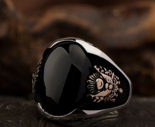 Handmade Jewelry 925 Sterling Silver Onyx Stone Mens Ring All Size Onx001