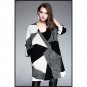 New Style Seven Quilted Length Contracted Ling Grid Warm Coat