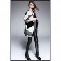 New Style Seven Quilted Length Contracted Ling Grid Warm Coat