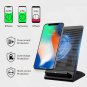 NANFU Fast Qi Wireless Charger Stand with Cooling 7.5W for Qi Cell Phone