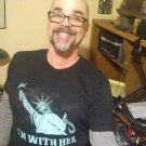 I'M WITH HER Lady Liberty  - Premium Sueded T Shirt SIZE M