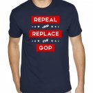 REPEAL AND REPLACE THE GOP - Premium Sueded Shirt SIZE L