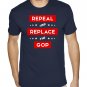 REPEAL AND REPLACE THE GOP - Premium Sueded Shirt SIZE L