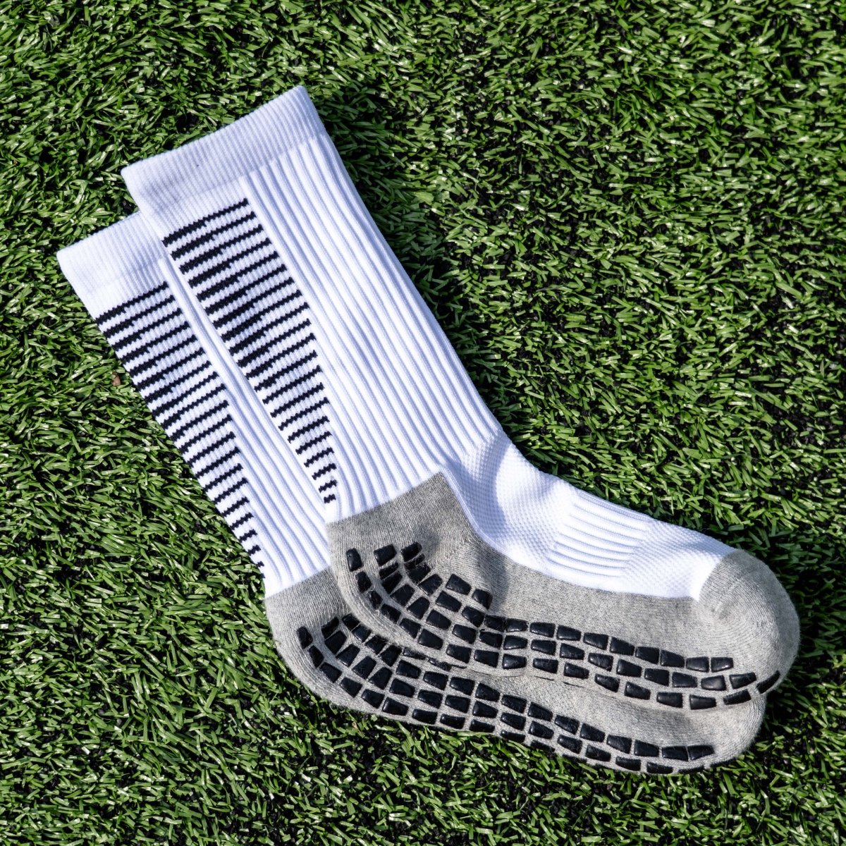 3 Pairs Pack White Soccer Socks Anti Slip Football Training Socks 3 Pairs Pack White Soccer Socks Anti Slip Football Training Socks