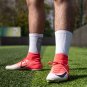 3 Pairs Pack White Soccer Socks Anti Slip Football Training Socks