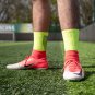 3 Pack Men's Non Slip Grip Socks Lime Green