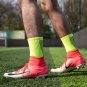 3 Pack Men's Non Slip Grip Socks Lime Green