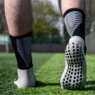 3 Pack Men's Anti Slip Soccer Grip Socks Black