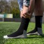 3 Pack Men's Anti Slip Soccer Grip Socks Black