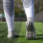 3 Pairs Pack Long Football Grip Socks White