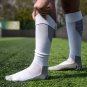 3 Pairs Pack Long Football Grip Socks White