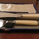 Vintage silver plated fish servers