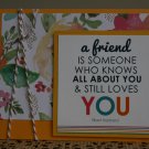 Friendship Handmade Card
