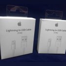 2 Extra-Long Apple Lightning USB Charger Cable Genuine Original iPhone 7 Plus 6 6s 5s 5C