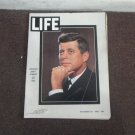 LIFE Magazine John F. Kennedy Cover Nov. 29, 1963, VG Condition!! LOOK!