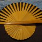 Handpainted Ocean/Island scene, Wall Hanging Bamboo Thai Fan 60 x 35 Large. LOOK