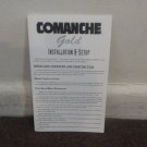 Comanche Gold - Installation and Set-up Card(ONLY) no game. LOOK!!! Comanche Gold - Installation and Set-up Card(ONLY) no game. LOOK!!!