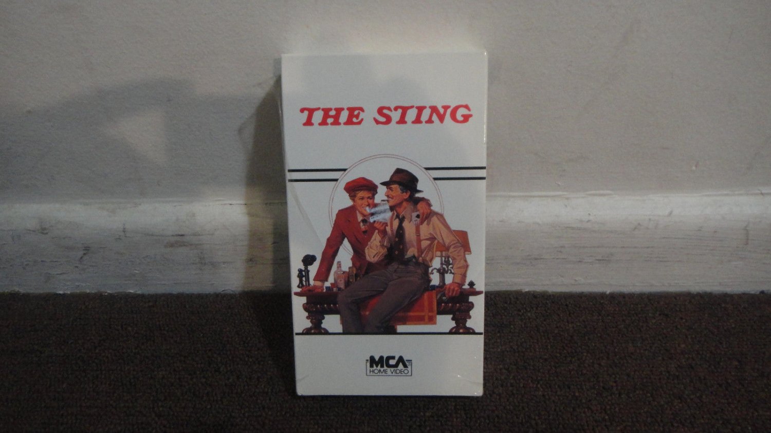 'THE STING' - Paul Newman,Robert Redford. NEW & mostly sealed VHS Tape. LOOK!