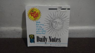 Daily Notes - By Think Tank, Vintage Computer software for Win 3.1 or Higher.