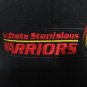 Solid Black Cal State Stanislaus WARRIORS Ball Cap, Spandex for multiple Sizes
