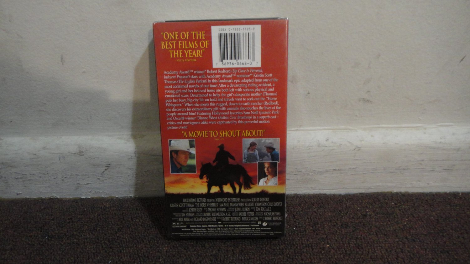 The Horse Whisperer - (VHS) NEW SEALED in Studio Seal, Robert Redford ...