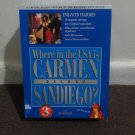 Where in the USA is CARMEN SANDIEGO? DELUXE EDITION - *RARE* BIG BOX MS-DOS GAME.