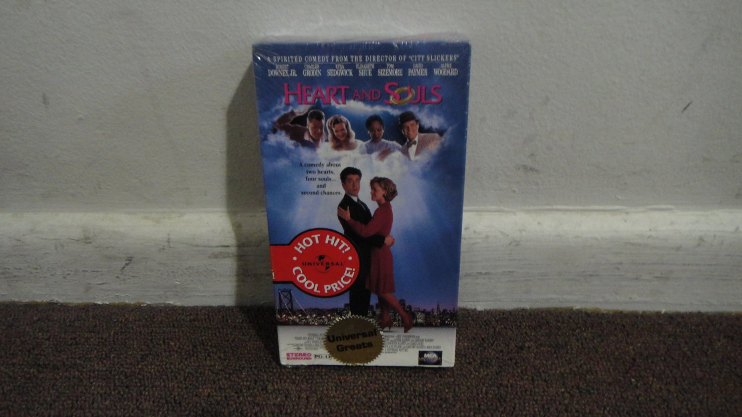 HEART and SOULS - A COMEDY ABOUT 2 HEARTS.... vhs new & sealed!!!! LOOK!!!