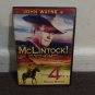 McLINTOCK! - The Wildest Cattle Baron in all the land,  John Wayne - DVD, 5 on ONE DVD. LIKE NEW.